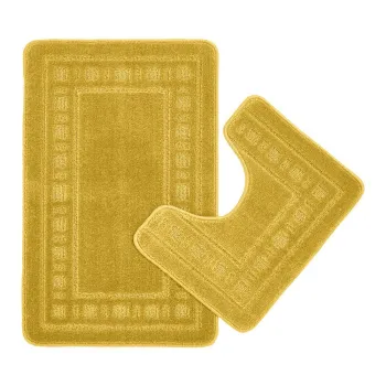 Covorase de baie galbene pentru WC 2 buc. 50x80 cm Armoni - Catherine Lansfield imagine