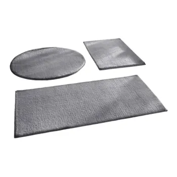 Covorase de baie gri 3 buc. 50x90 cm - Mila Home imagine