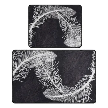 Covorase de baie gri-antracit 2 buc. 60x100 cm Alisan - Foutastic imagine