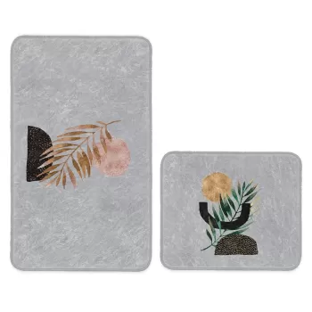 Covorase de baie gri in set de 2 buc. 100x60 cm - Minimalist Home World imagine