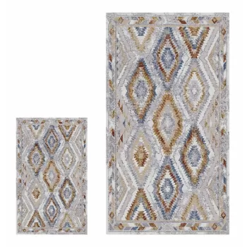 Covorase de baie gri in set de 2 buc. 100x60 cm - Minimalist Home World imagine