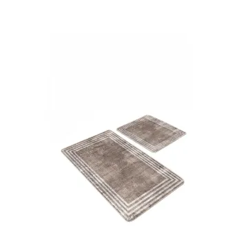 Covorase de baie maro 2 buc. din catifea 60x100 cm - Mila Home imagine