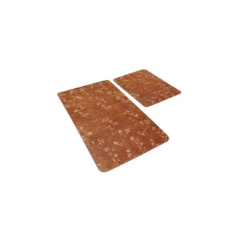 Covorase de baie maro 2 buc. din catifea 60x100 cm - Mila Home imagine
