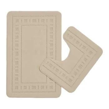 Covorase de baie maro deschis pentru WC 2 buc. 50x80 cm Armoni - Catherine Lansfield imagine