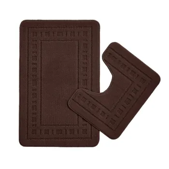 Covorase de baie maro inchis pentru WC 2 buc. 50x80 cm Armoni - Catherine Lansfield imagine