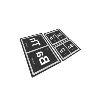 Covorase de baie negre 3 buc. 60x100 cm Barium - Foutastic imagine