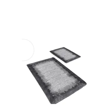 Covorase de baie negre-gri 2 buc. 60x100 cm - Mila Home imagine