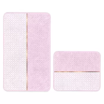 Covorase de baie roz in set de 2 buc. 100x60 cm - Minimalist Home World imagine