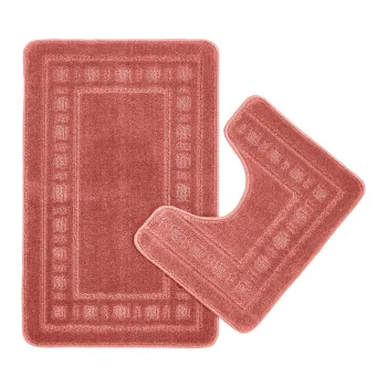 Covorase de baie teracota pentru WC 2 buc. 50x80 cm Armoni - Catherine Lansfield imagine