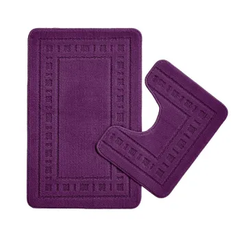 Covorase de baie violete pentru WC 2 buc. 50x80 cm Armoni - Catherine Lansfield imagine