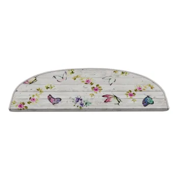 Covorase pentru scari crem 16 buc. 20x65 cm Butterfly Life - Vitaus imagine