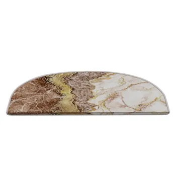 Covorase pentru scari crem-maro deschis 16 buc. 20x65 cm Golden Marble - Vitaus imagine