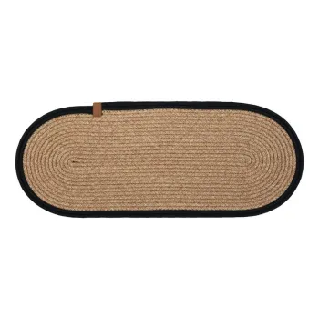 Covorase pentru scari negre/in culoare naturala 16 buc. 25x65 cm Milo Frame - Vitaus imagine