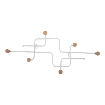 Cuier de perete alb din metal 60,5 cm Metro - PT LIVING imagine