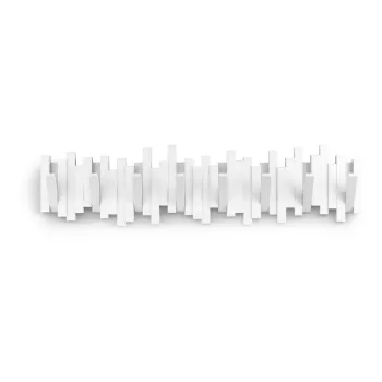 Cuier de perete alb din plastic 72 cm Sticks - Umbra imagine