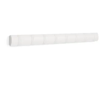 Cuier de perete alb mat din lemn de pin 81 cm Flip - Umbra imagine