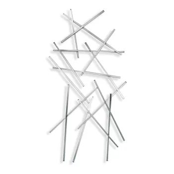 Cuier de perete argintiu din metal Matches - Spinder Design imagine