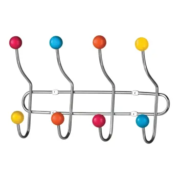 Cuier de perete argintiu din metal Plastic - Premier Housewares imagine