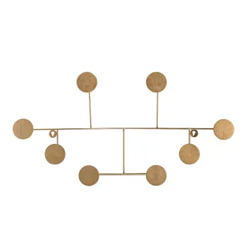 Cuier de perete auriu din metal Fia - Bloomingville imagine
