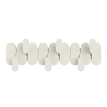 Cuier de perete bej din otel 16 cm Tempo - Umbra imagine