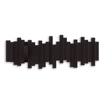 Cuier de perete din plastic maro inchis Sticks - Umbra imagine