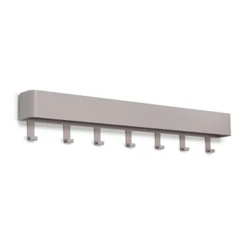 Cuier de perete gri-bej cu raft din metal Dax Play - Spinder Design imagine