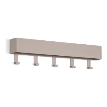 Cuier de perete gri-bej cu raft din metal Dax Play - Spinder Design imagine
