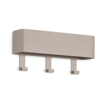 Cuier de perete gri-bej cu raft din metal Dax Play - Spinder Design imagine