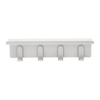 Cuier de perete gri deschis cu raft din otel 11,5 cm A-Hallway - Zone imagine