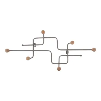 Cuier de perete gri din metal 60,5 cm Metro - PT LIVING imagine
