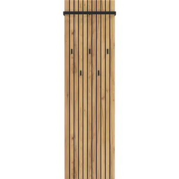 Cuier de perete in culoare naturala cu aspect de lemn de stejar 46 cm Libbiano - Germania imagine