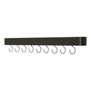 Cuier de perete in culoare naturala inchisa cu raft cu aspect de lemn de frasin 120 cm Protopia - DAN-FORM Denmark imagine
