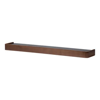 Cuier de perete in culoare naturala inchisa cu raft cu aspect de lemn de nuc Protopia - DAN-FORM Denmark imagine