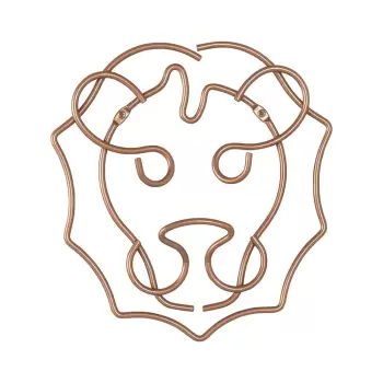 Cuier de perete in forma de leu Metaltex, latime 27 cm imagine