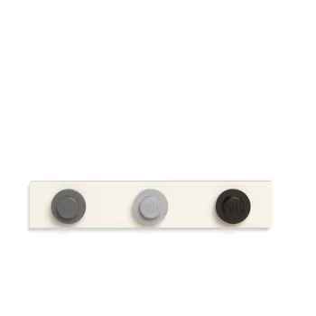 Cuier de perete LEGO(R), 35 x 6,8 cm, negru-gri imagine
