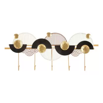 Cuier de perete Mauro Ferretti Art, auriu - negru imagine