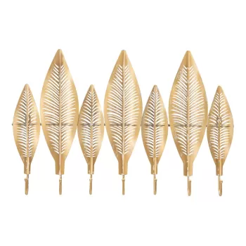 Cuier de perete Mauro Ferretti Long Leaf, auriu imagine