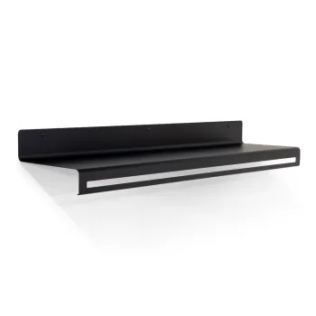 Cuier de perete negru cu raft din metal Sway - Spinder Design imagine