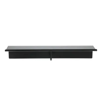 Cuier de perete negru cu raft din otel 21,5 cm A-Coat - Zone imagine