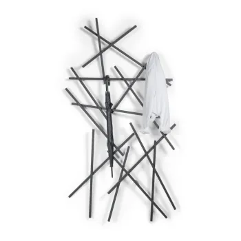 Cuier de perete negru din metal Matches - Spinder Design imagine