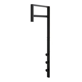 Cuier de perete negru din metal Trento - House Nordic imagine