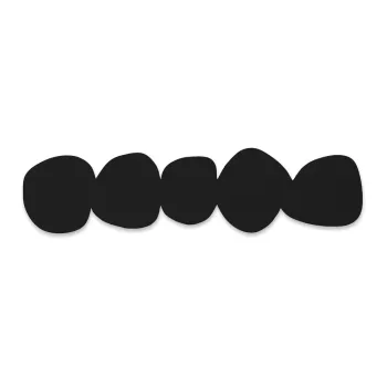 Cuier de perete negru din metal Tumulo - Spinder Design imagine