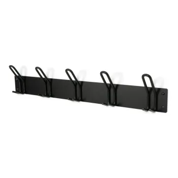 Cuier de perete negru din otel 70 cm Miles - Spinder Design imagine