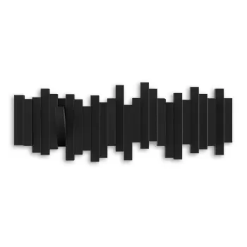Cuier de perete negru din plastic Sticks - Umbra imagine