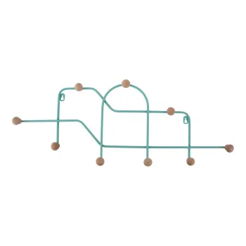 Cuier de perete turcoaz din metal 71 cm Maze - PT LIVING imagine