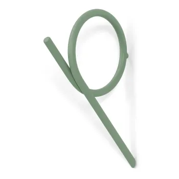 Cuier de perete verde/gri din metal Tuba - Spinder Design imagine