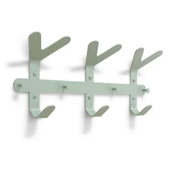 Cuier de perete verde prafuit din otel 66 cm Frondo - Spinder Design imagine