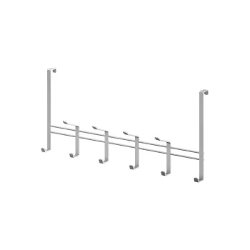 Cuier de usa argintiu din metal 45 cm - Metaltex imagine