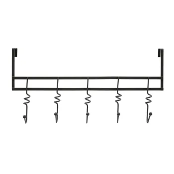 Cuier de usa negru din metal 46 cm Jaxen - Premier Housewares imagine