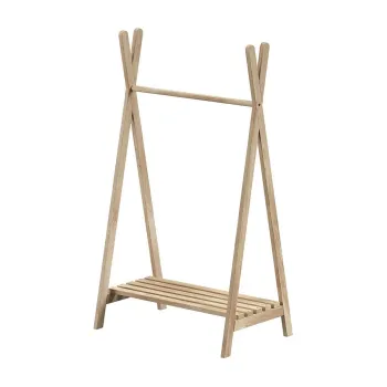 Cuier pentru copii in culoare naturala din lemn de stejar 74x132 cm Forrest - Vipack imagine